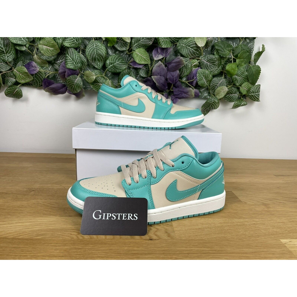 Nike Air Jordan 1 Low Washed Tropical Teal DC0774-131 Size 7.5W Brand New!